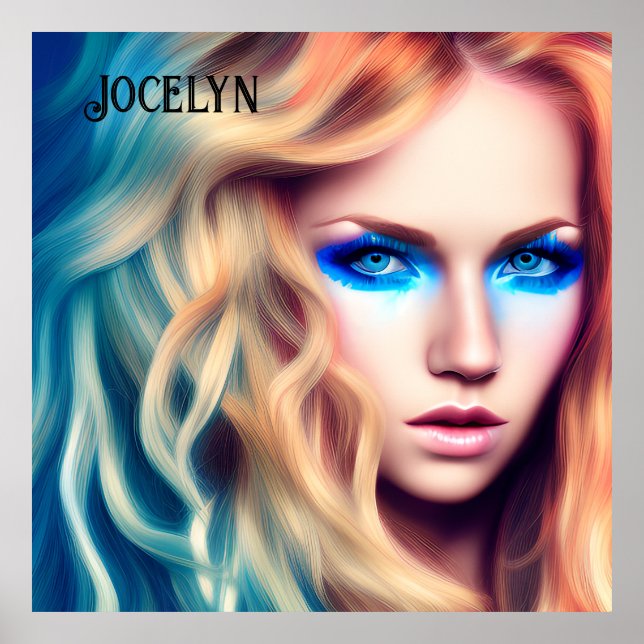 Poster Blonde Haired Blue Eyed Bombshell (Devant)