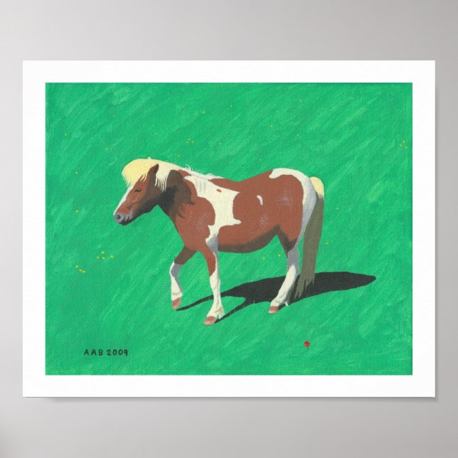 Poster Blonde Horse (Devant)