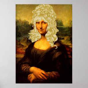 Poster Blonde Mona Lisa