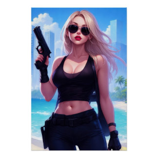 Poster Blondie Bangs