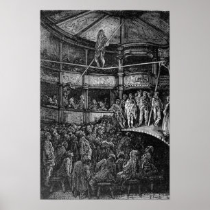 Poster Blondin chez Shoreditch