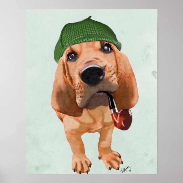 Poster Bloodhound Sherlock Holmes (Devant)