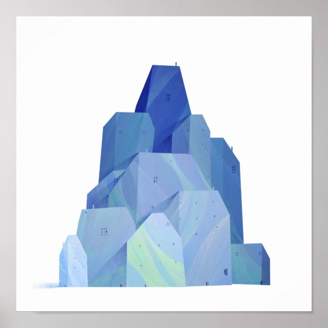Poster Blue  (Devant)