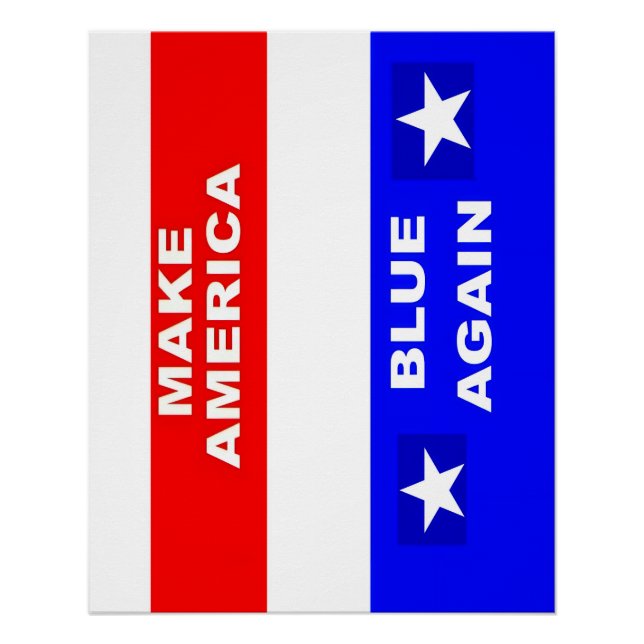 Poster Blue Again (Devant)