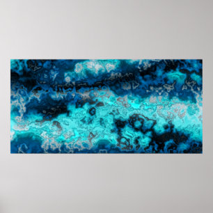 Poster Blue Agate