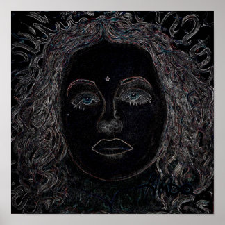 Poster Blue Eyes 12x12"