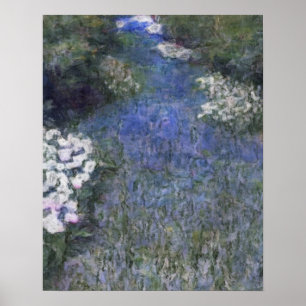 Poster Blue Forest Path Impressionist Oilpaint