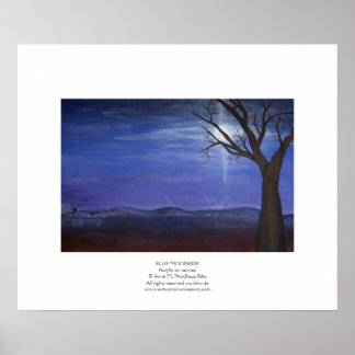 Poster Blue Moonrise