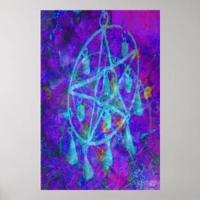Poster Blue Pentacle Royale par JudyMarisa (Devant)