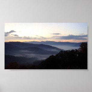 Poster Blue Ridge Mountains