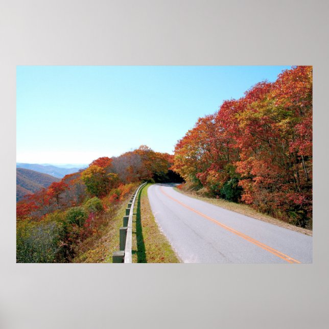 Poster Blue Ridge Parkway (Devant)