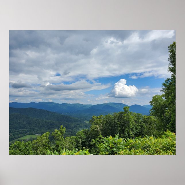 Poster Blue Ridge Parkway (Devant)