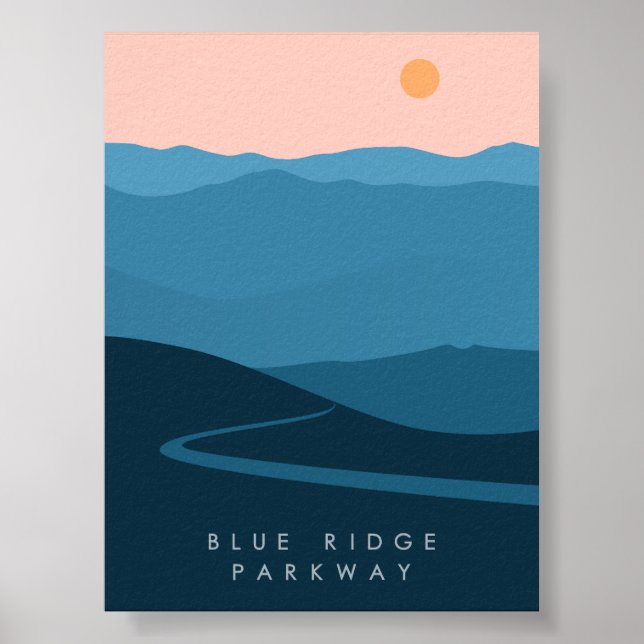Poster Blue Ridge Parkway (Devant)