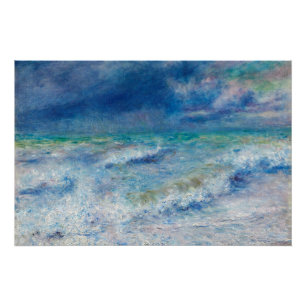 Poster Blue Seascape par Renoir