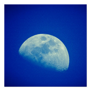 Poster Blue Sky Moon