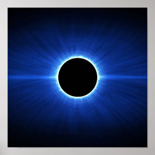 Poster Blue Star Eclipse