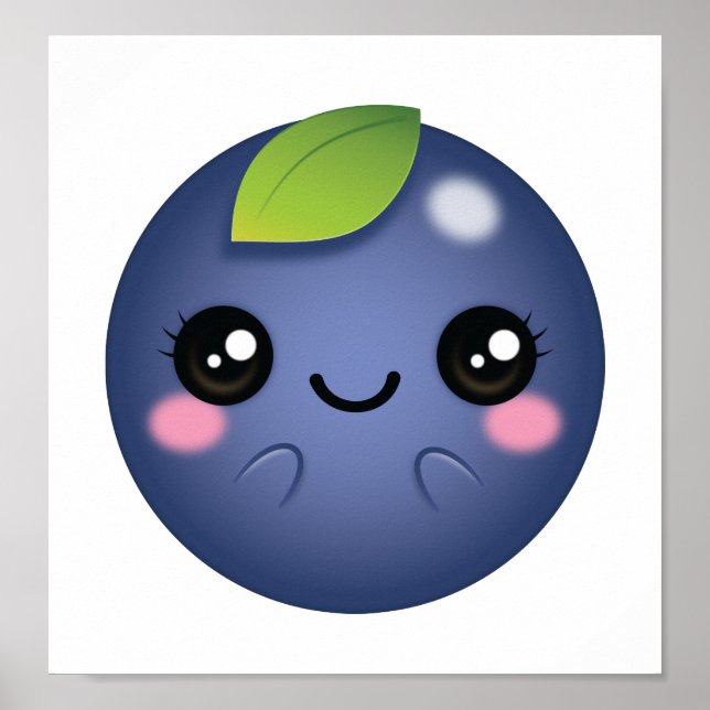 Poster Blueberry de Kawaii (Devant)