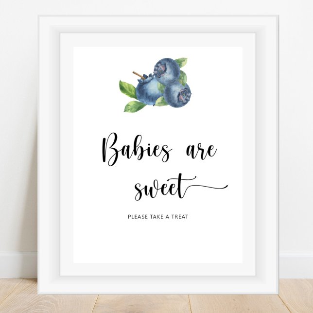 Poster Blueberry - les bébés sont doux (Créateur téléchargé)