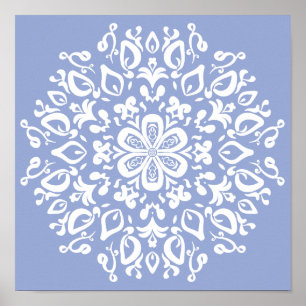 Poster Blueberry Mandala