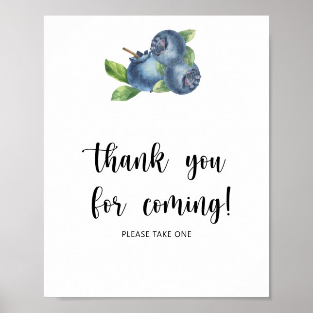 Poster Blueberry - Merci à venir (Devant)