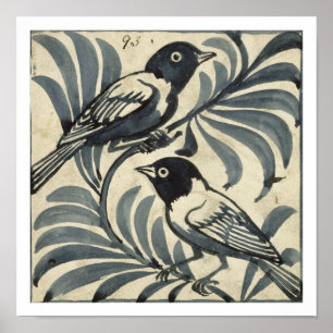 Poster Bluebirds (avec papier)