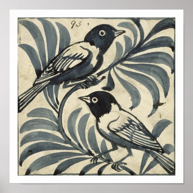 Poster Bluebirds (avec papier) (Devant)