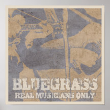 Bluegrass Music Les vrais musiciens seulement déçu