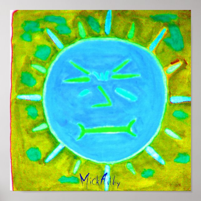 Poster BlueGreenSun (Devant)