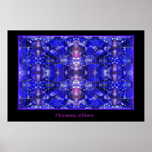 Poster Blues hypnotiques (Devant)