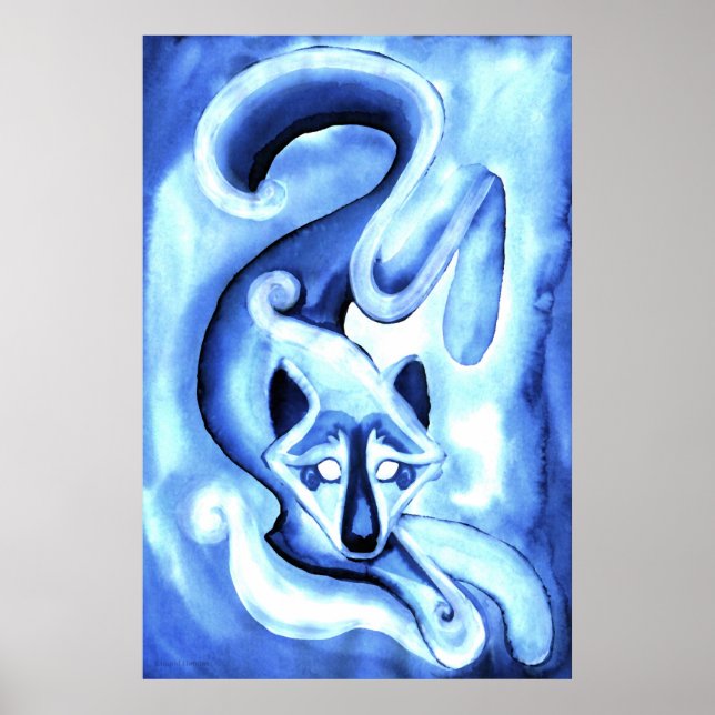 Poster Bluewolf Spirit (Devant)