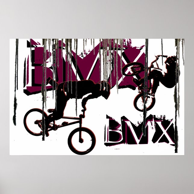 Poster BMX 21, Copyright Karen J Williams (Devant)