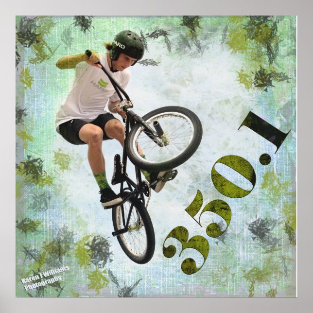Poster BMX 350.1, Copyright Karen J Williams (Devant)