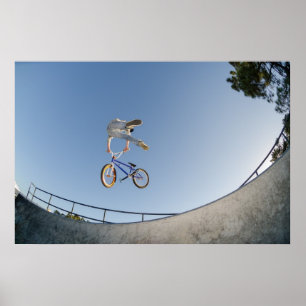 Poster BMX Bike Stunt queue whip
