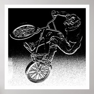 Poster BMX distorsion, Copyright Karen J WilliamsBMX