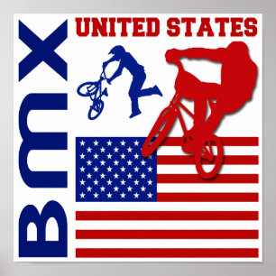 Poster BMX États-Unis