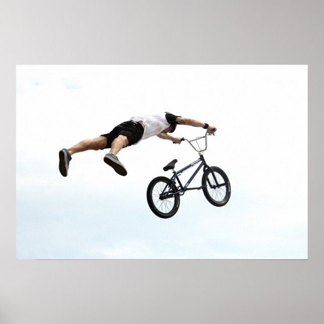 Poster BMX Layed Out, Copyright Karen J Williams (Devant)