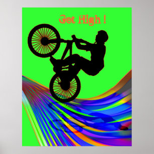 Poster BMX sur Rainbow Road