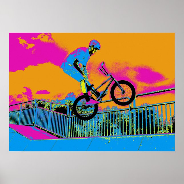 Poster BMX Trickster - BMX Trick Bike (Devant)