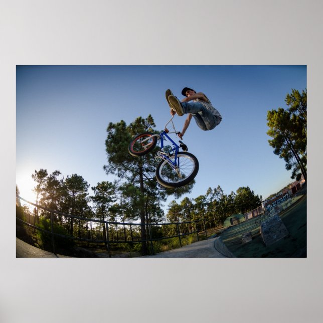 Poster BMX Vélo Stunt peut-être (Devant)