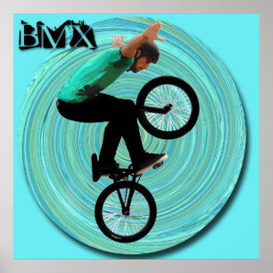 Poster BMX Vortex, Copyright Karen J Williams
