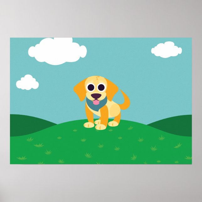 Poster Bo le chien (Devant)