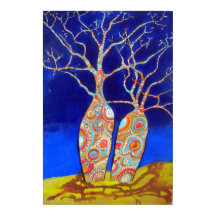 Boab Trees à la nuit