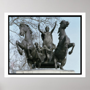 Poster Boadicea, années 1850 (bronze) (voir aussi 33580)