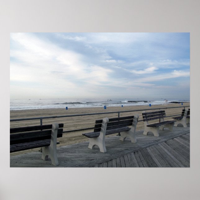Poster Boardwalk d'Asbury Park (Devant)