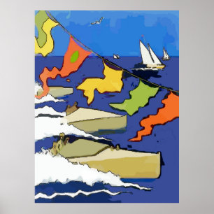 Poster Boat Regatta, Lake Pontchartrain