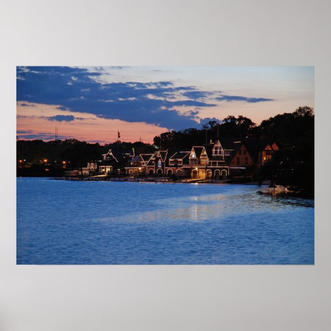 Poster Boathouse Row (Devant)