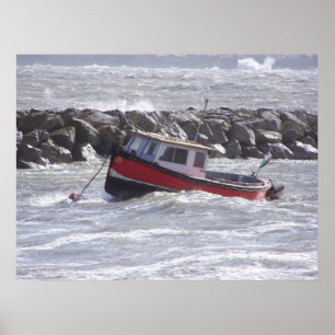 POSTER BOBBING BOAT.