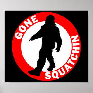 Poster Bobo's GONE SQUATCHIN