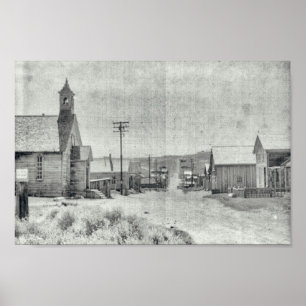 Poster Bodie California Ghost Town