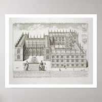 Bodleian Library, Oxford, from 'Oxonia Illustrata'